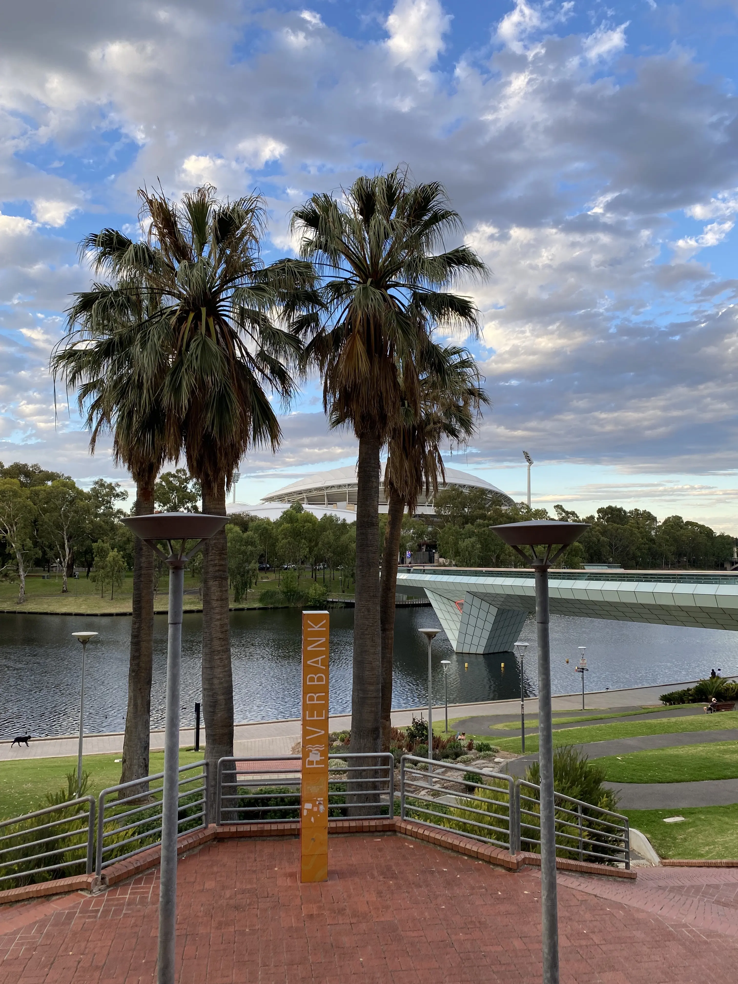 Overlooking Adelaide Torrens River
